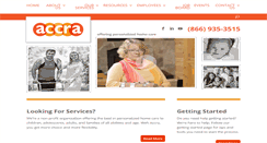 Desktop Screenshot of accracare.org